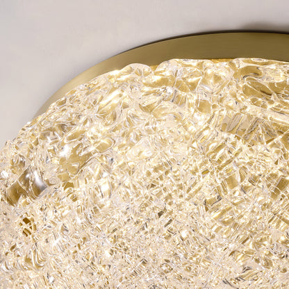 Crystal Wave Ceiling Light