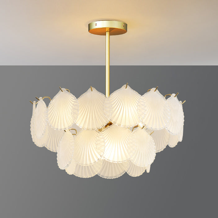 Shell Glass chandelier