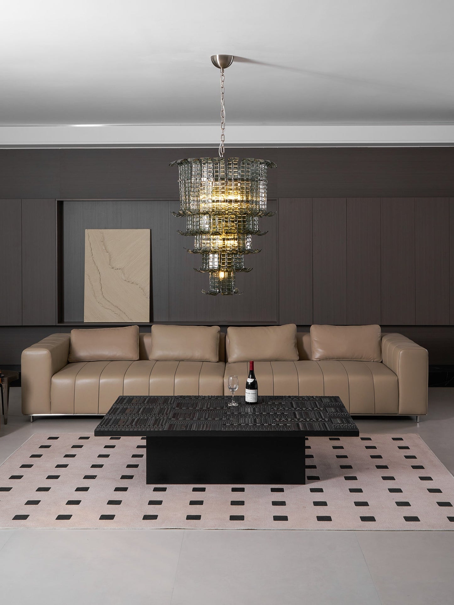 Murano Cascade Glass Chandeliers