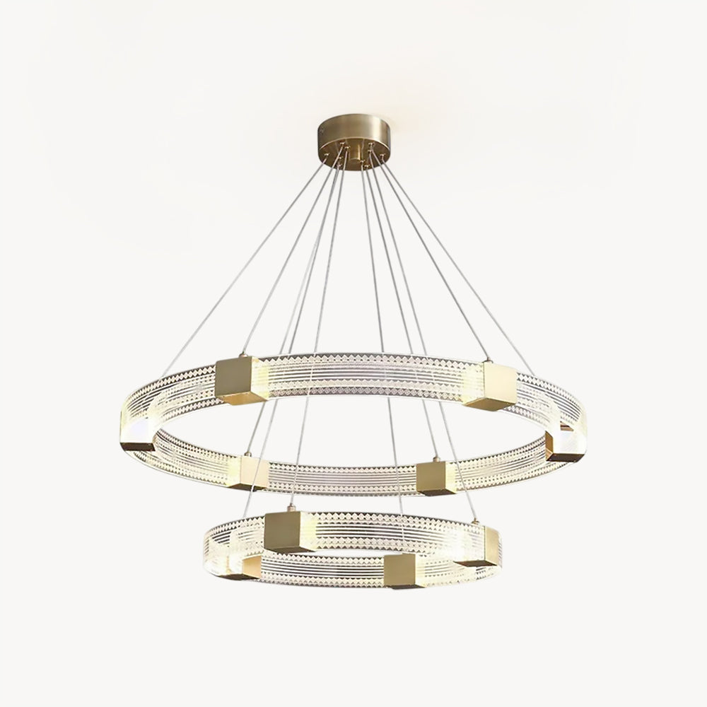 Parallel Ring LED Chandelier