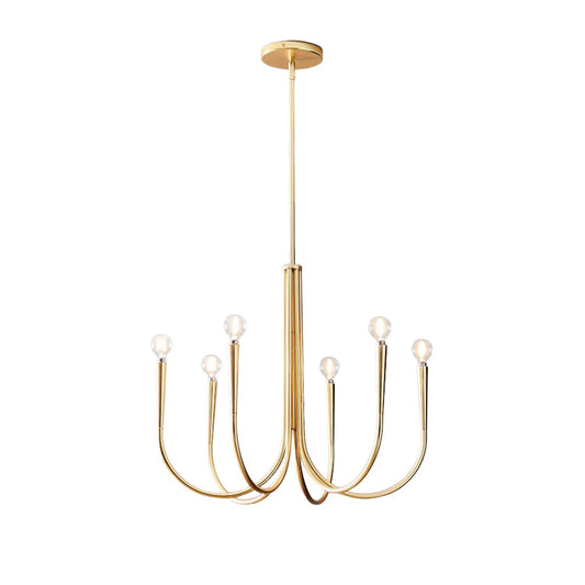 Swoop Arm Chandelier