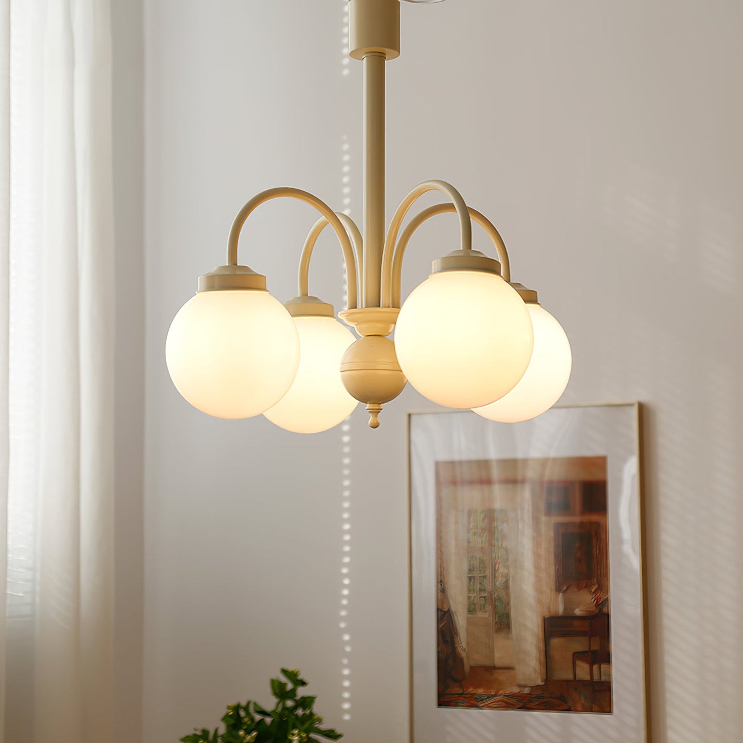 Cream Chandelier