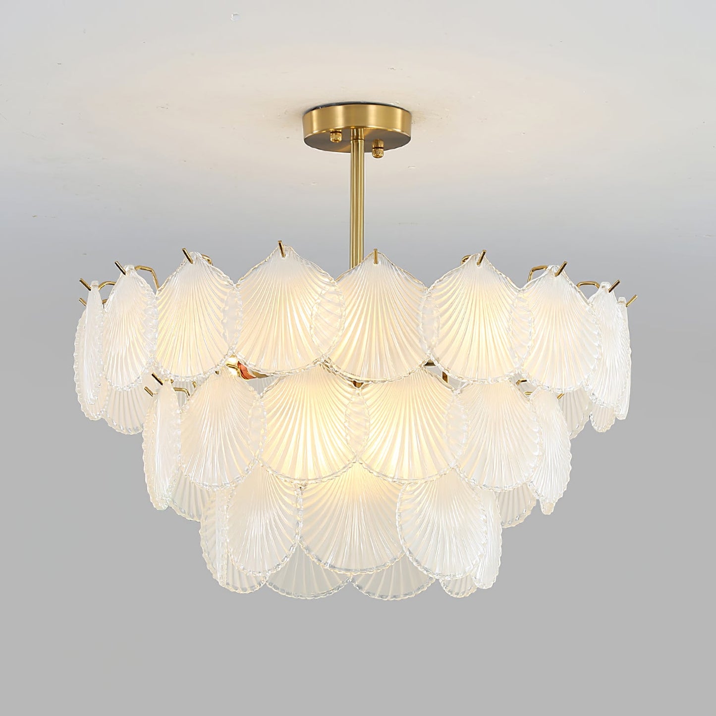 Shell Glass chandelier