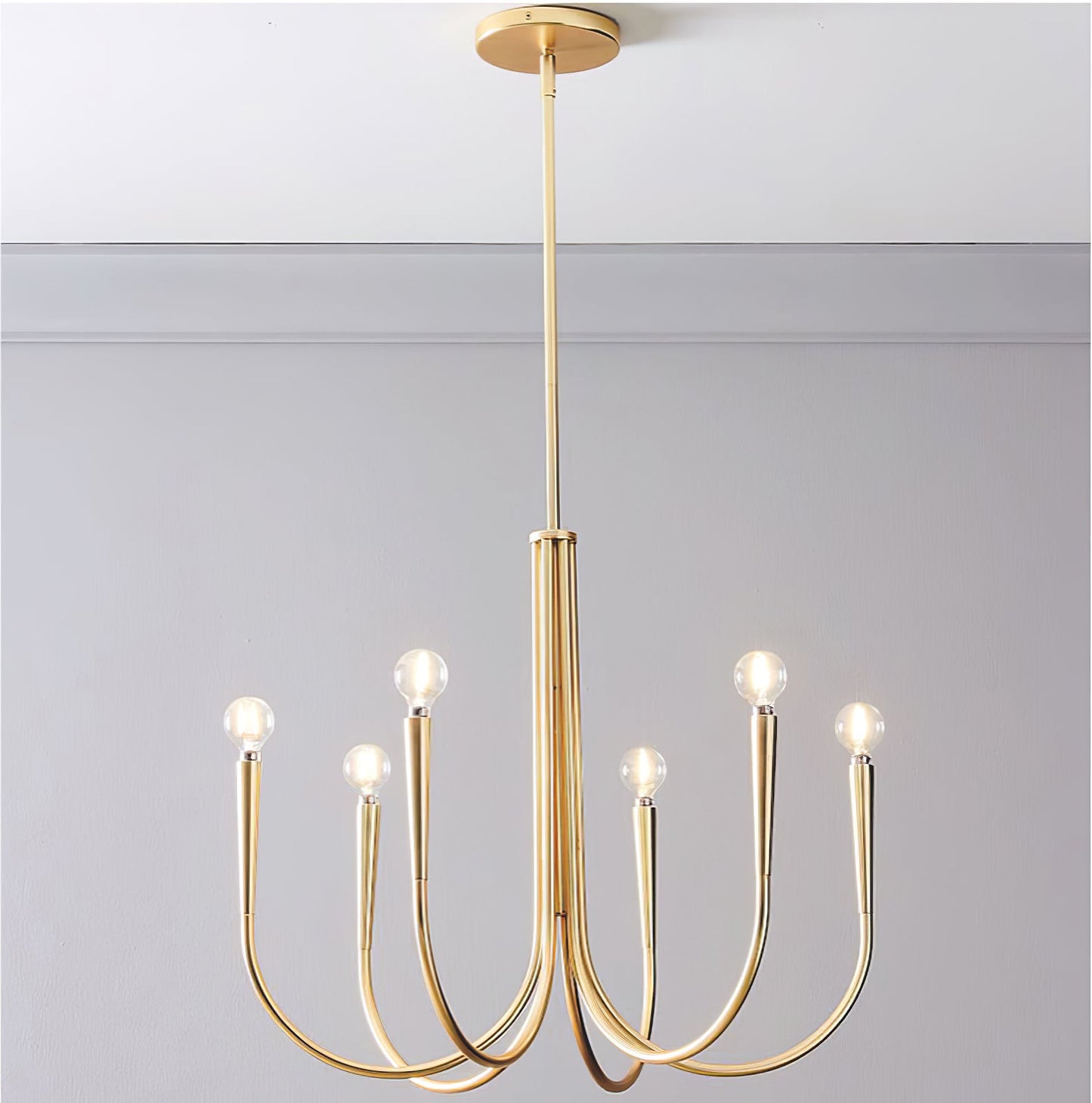 Swoop Arm Chandelier
