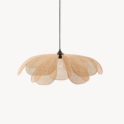 Rattan Petal Pendant Lamp