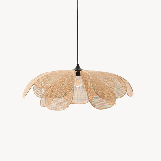 Rattan Petal Pendant Lamp