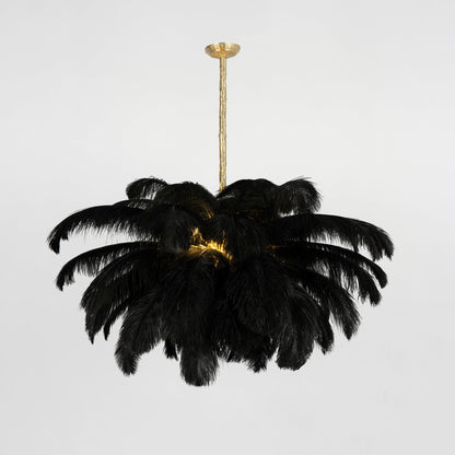 Ostrich Feather Chandeliers