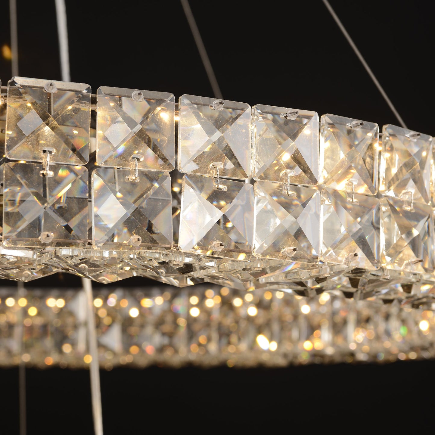 Asscher Ring Chandelier