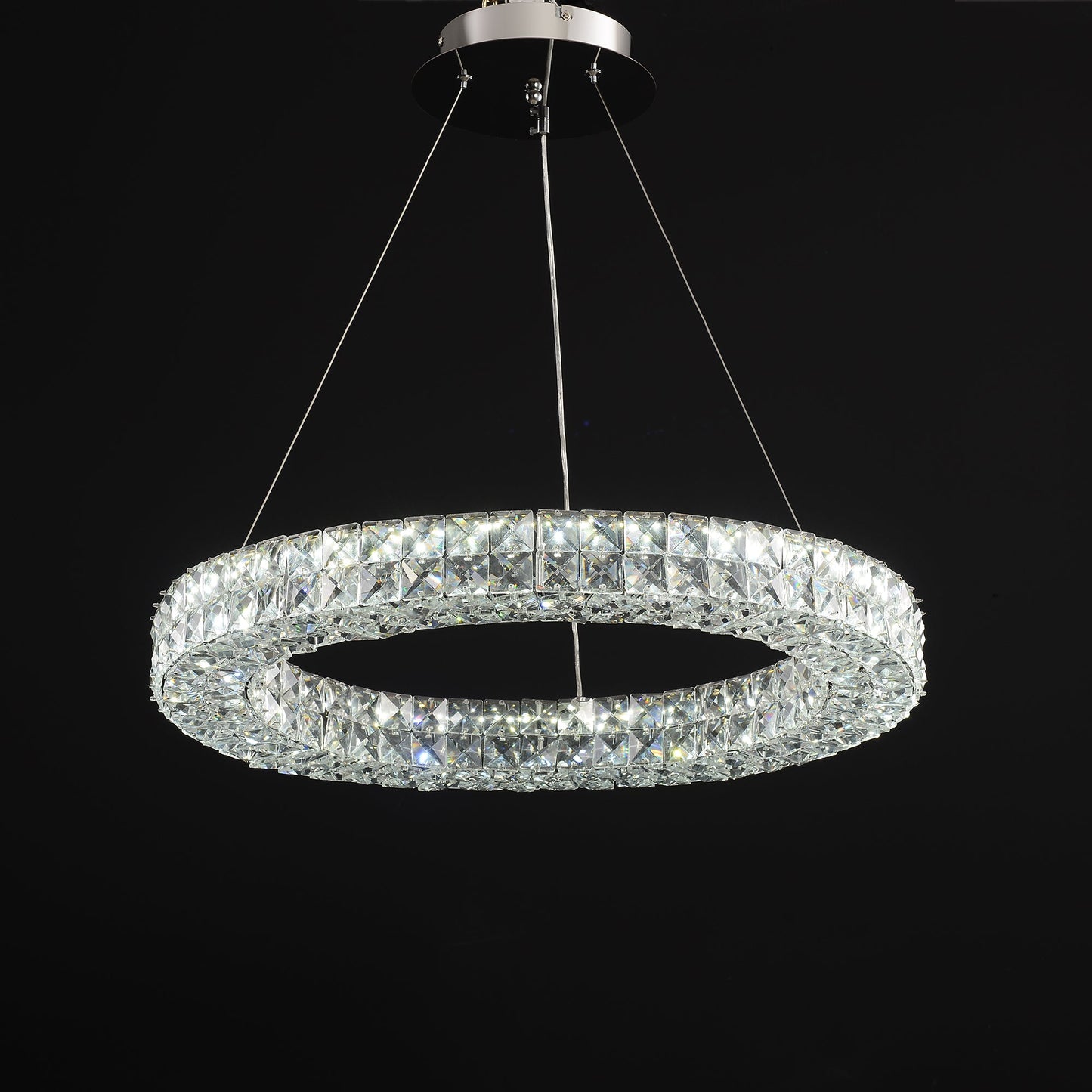 Asscher Ring Chandelier