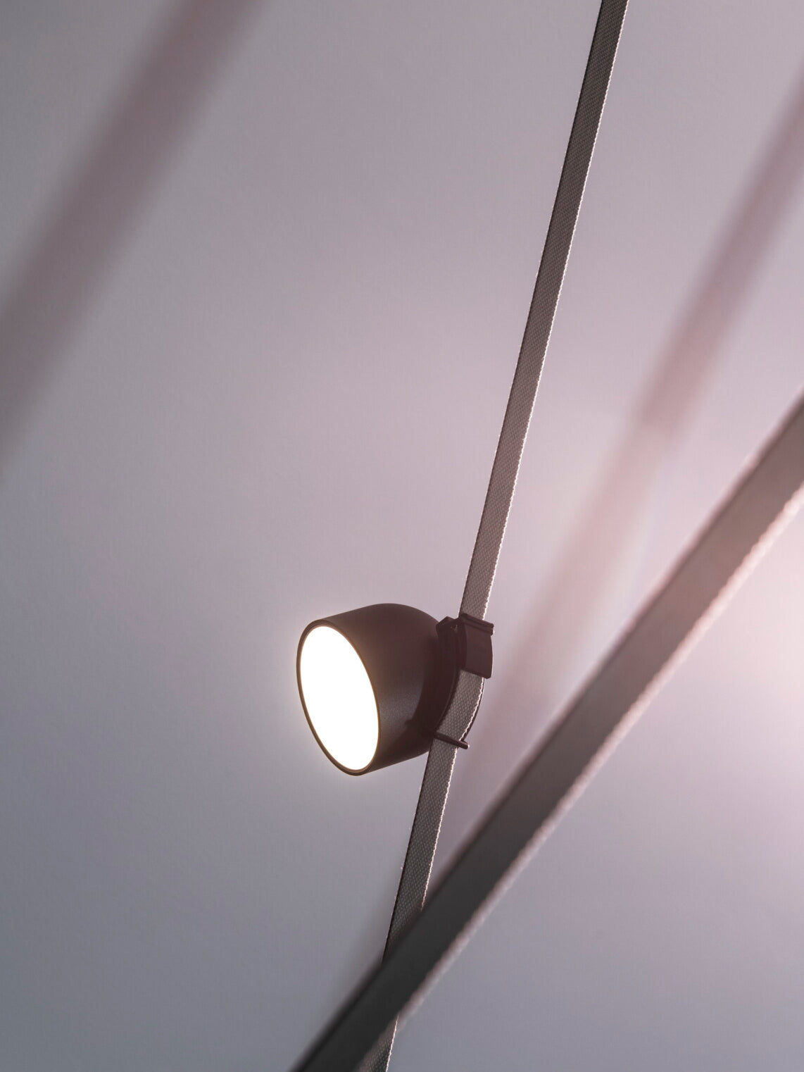 Plusminus Semispheres Leather Pendant Lamp