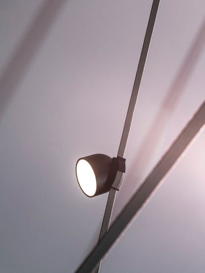 Plusminus Semispheres Leather Pendant Lamp