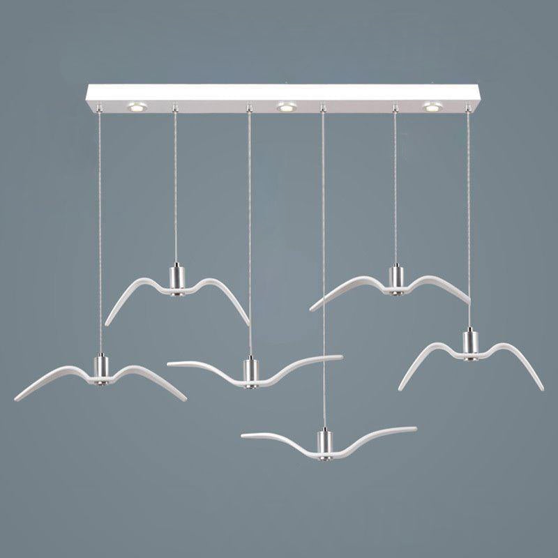 Night Birds Resin Pendant Lamp