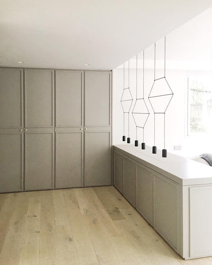 Lines 2D Hanging lamps