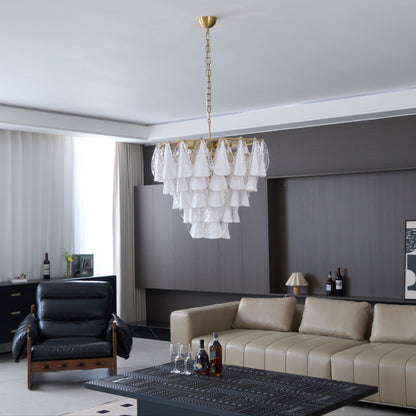 Lunara White Chandelier