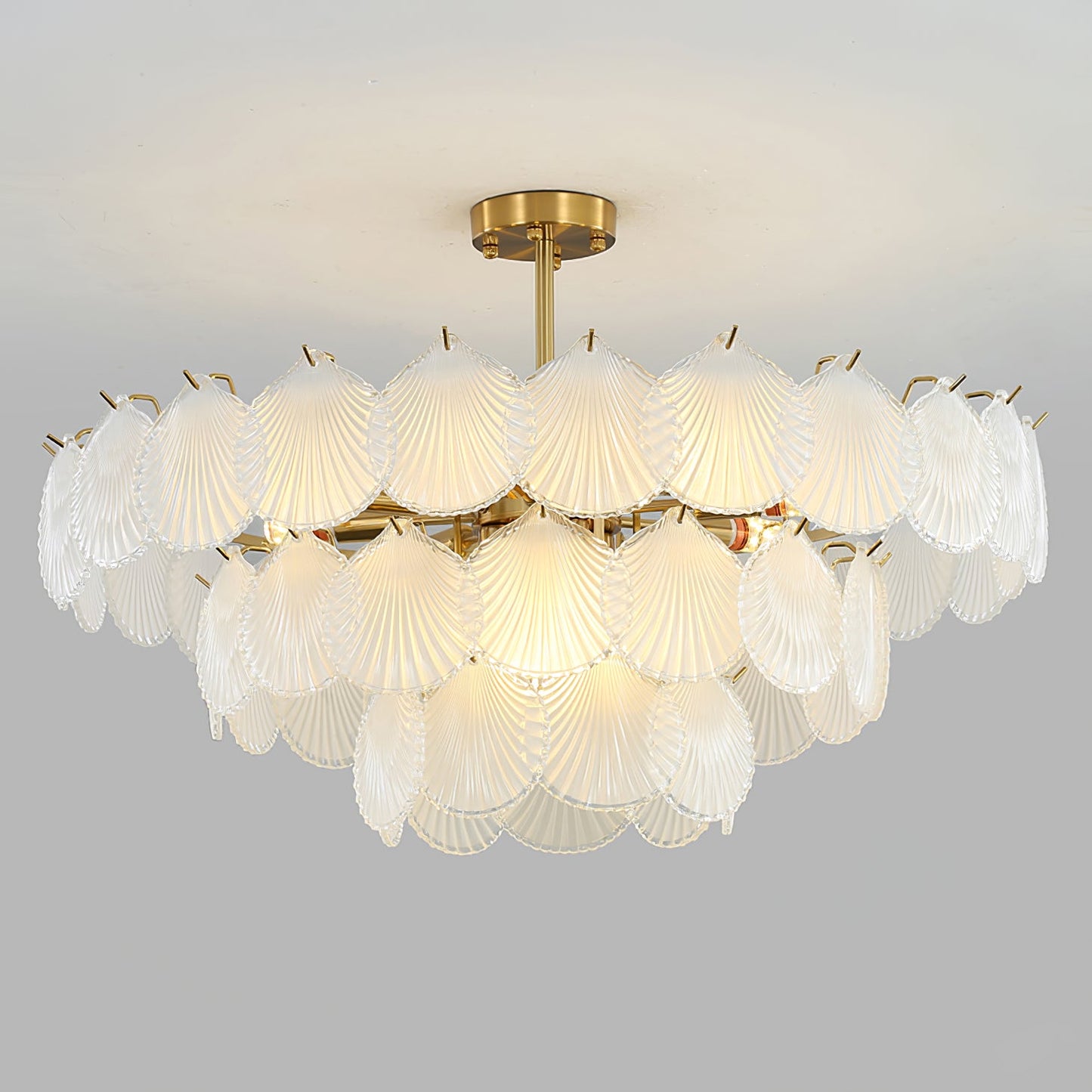 Shell Glass chandelier