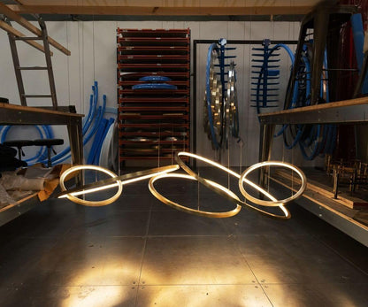 Lohja Gold Chandelier