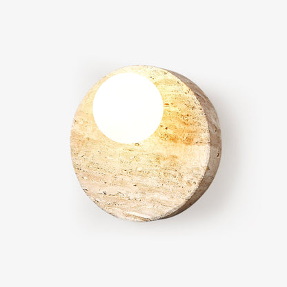 Sorella Travertine Sconce