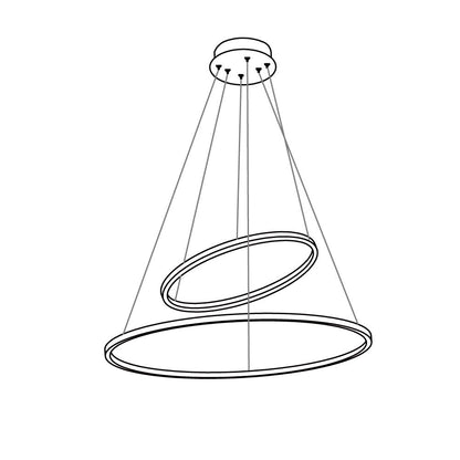 Lohja Gold Chandelier