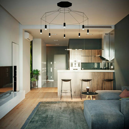 Lines 3D Hanging Lamp