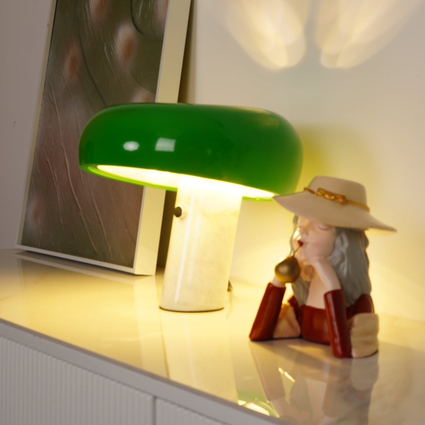 Art Marble Table Lamp