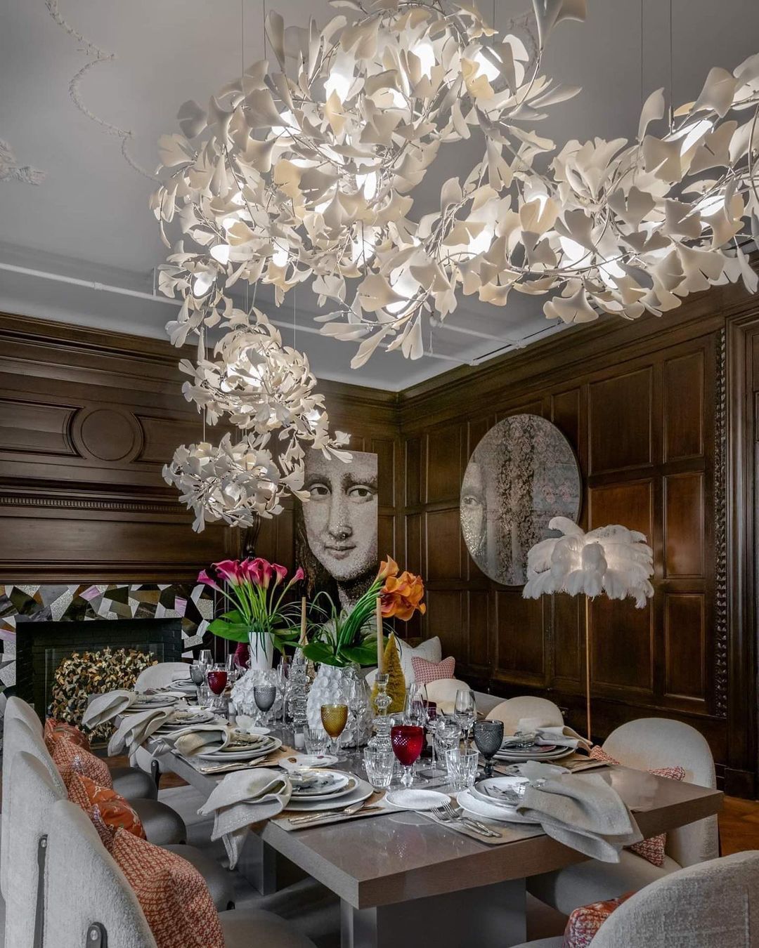 Gingko Chandelier F