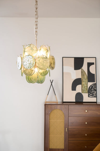 Loire Valley Glass Chandelier