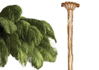 Ostrich Feather Chandeliers