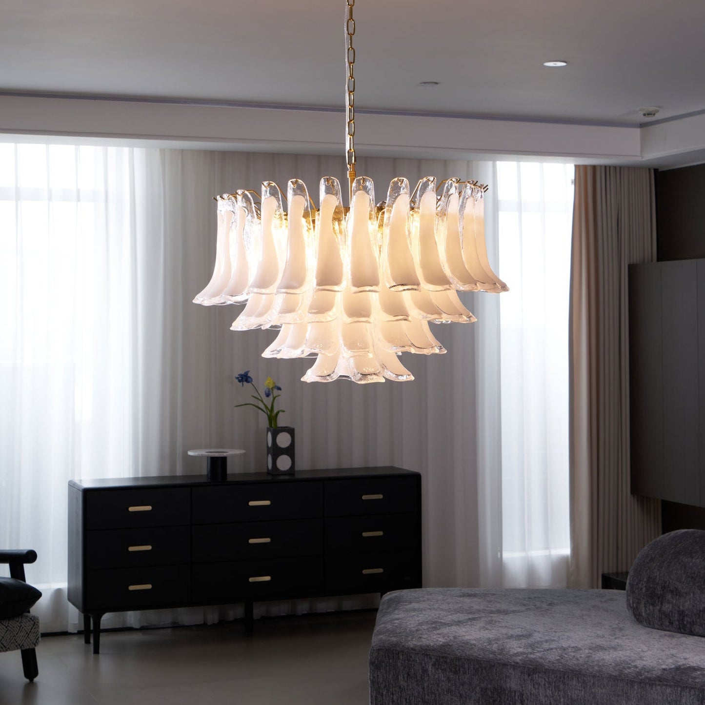 Fiora Glass Chandelier