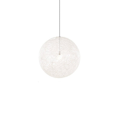 Spherical Woven Pendant Light