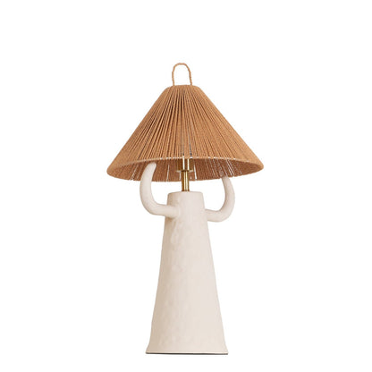 مصباح طاولة غرفة النوم المصنوع من خيوط السيراميك 