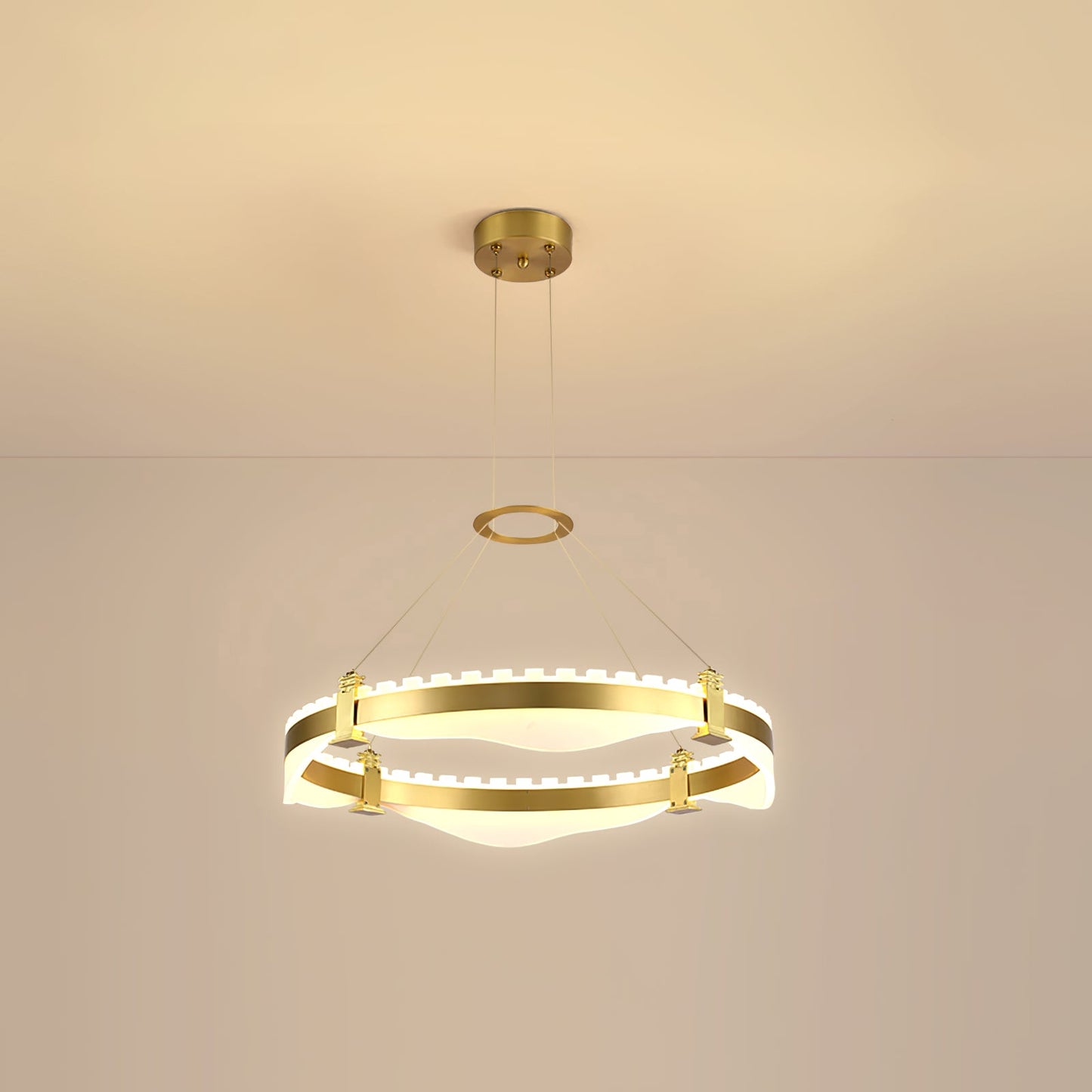 Ring Metallic Chandelier