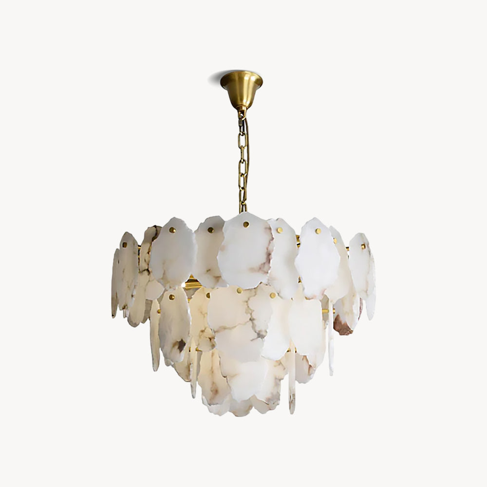 Crescent Alabaster Chandeliers