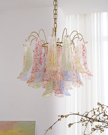 Venini Glass Chandelier
