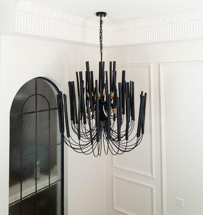 Sparse Wooden stick Chandelier