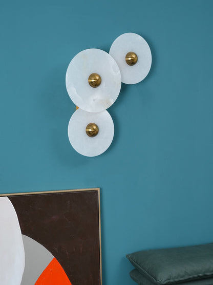 Alabaster Planes Wall Lamp