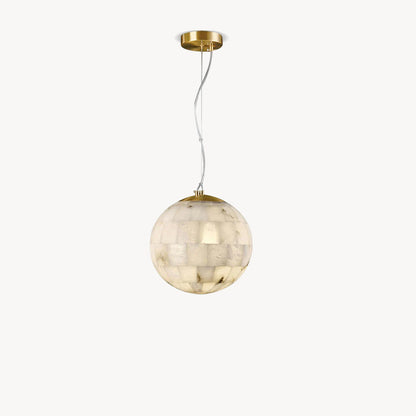Alabaster Globe Pendant Lamp