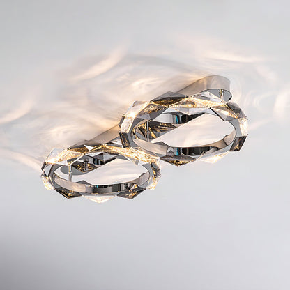 Rhombus Crystal Ceiling Lamp