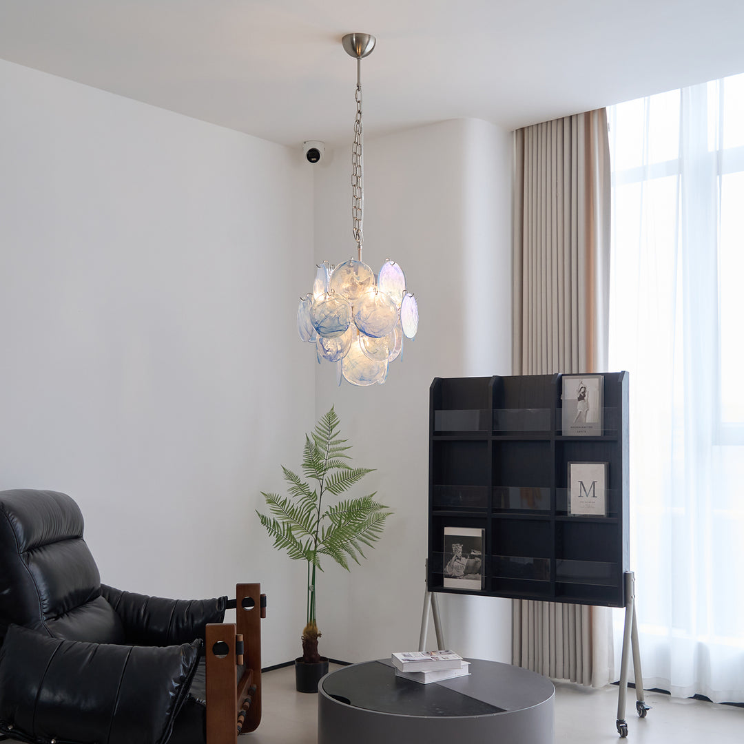 Loire Valley Glass Chandelier
