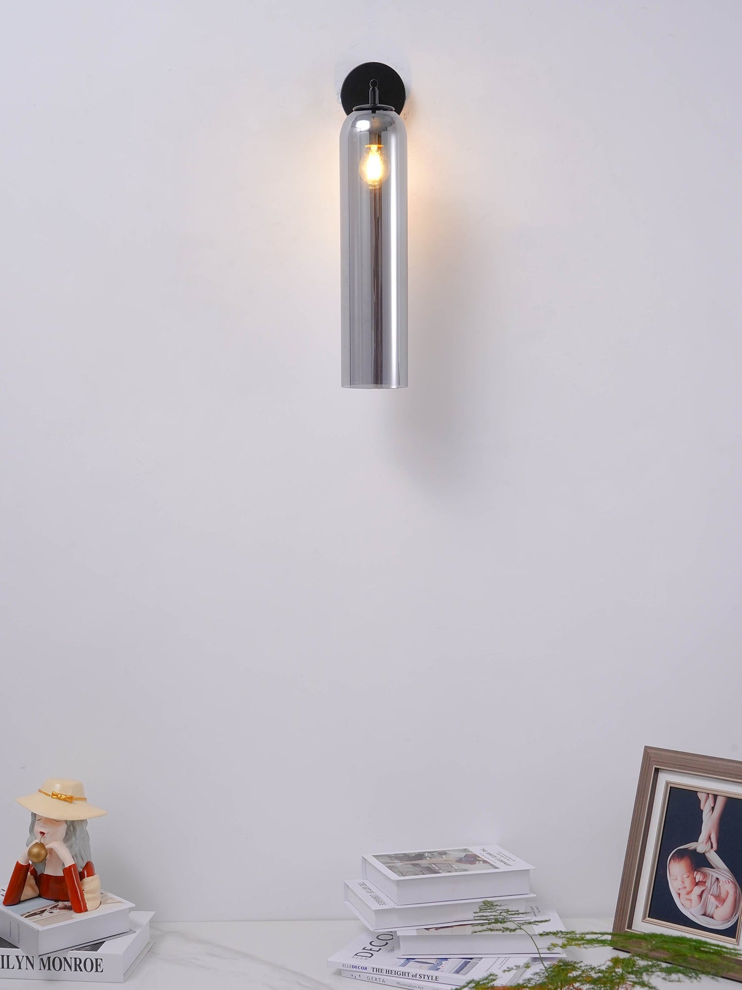 Long Tube Glass Sconce
