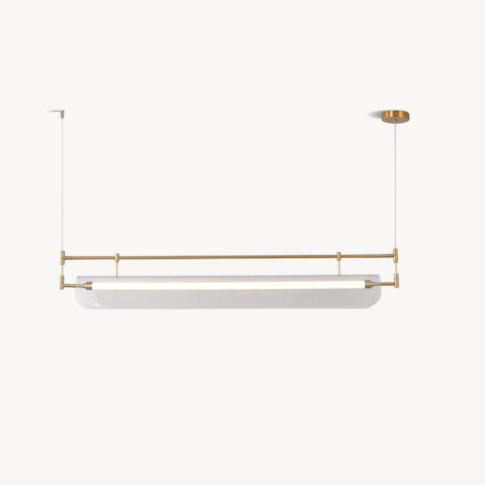 Striped Acrylic Chandelier