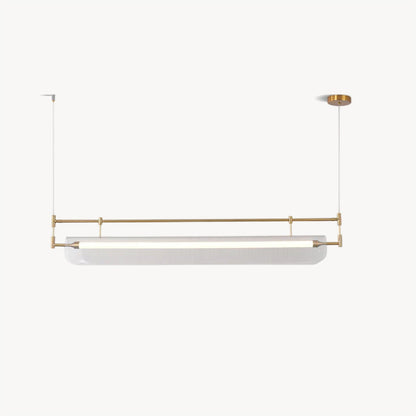 Striped Acrylic Chandelier