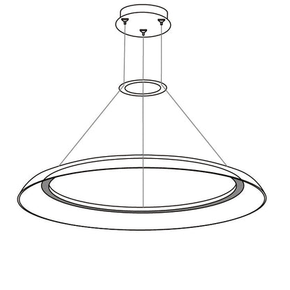 Graduated Circle Chandelier