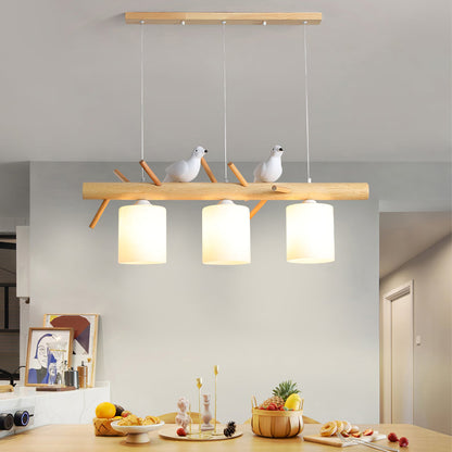 Birdy Wooden Pendant Lamp