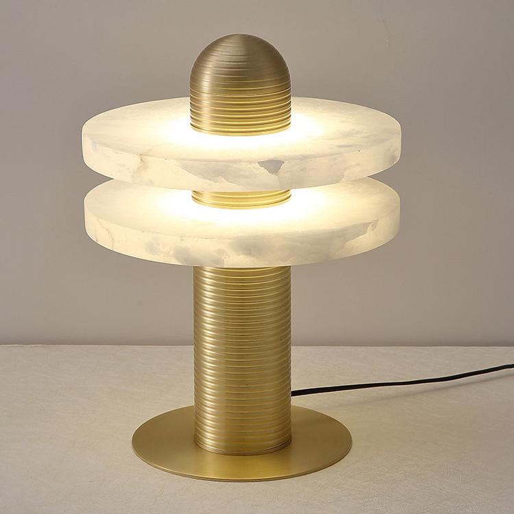 Alabaster Planes Table Lamp