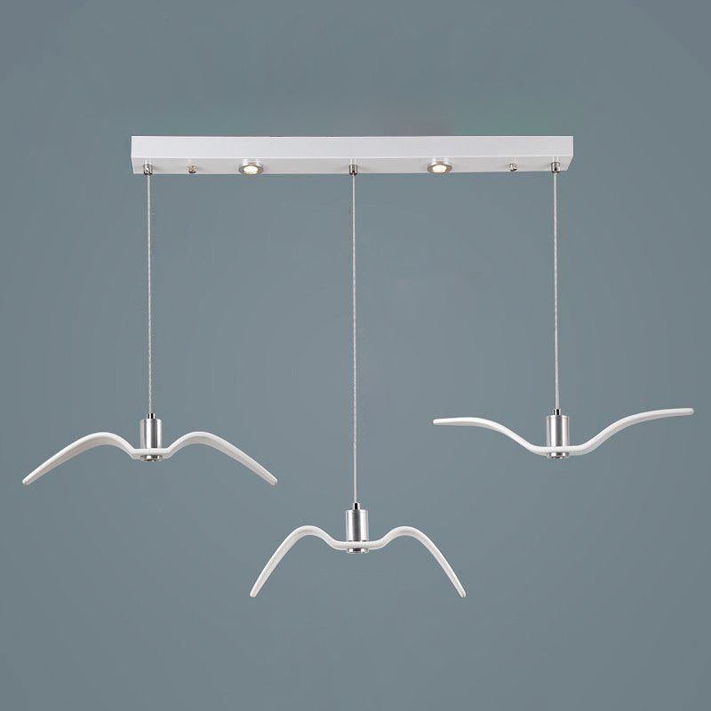 Night Birds Resin Pendant Lamp