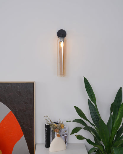 Long Tube Glass Sconce