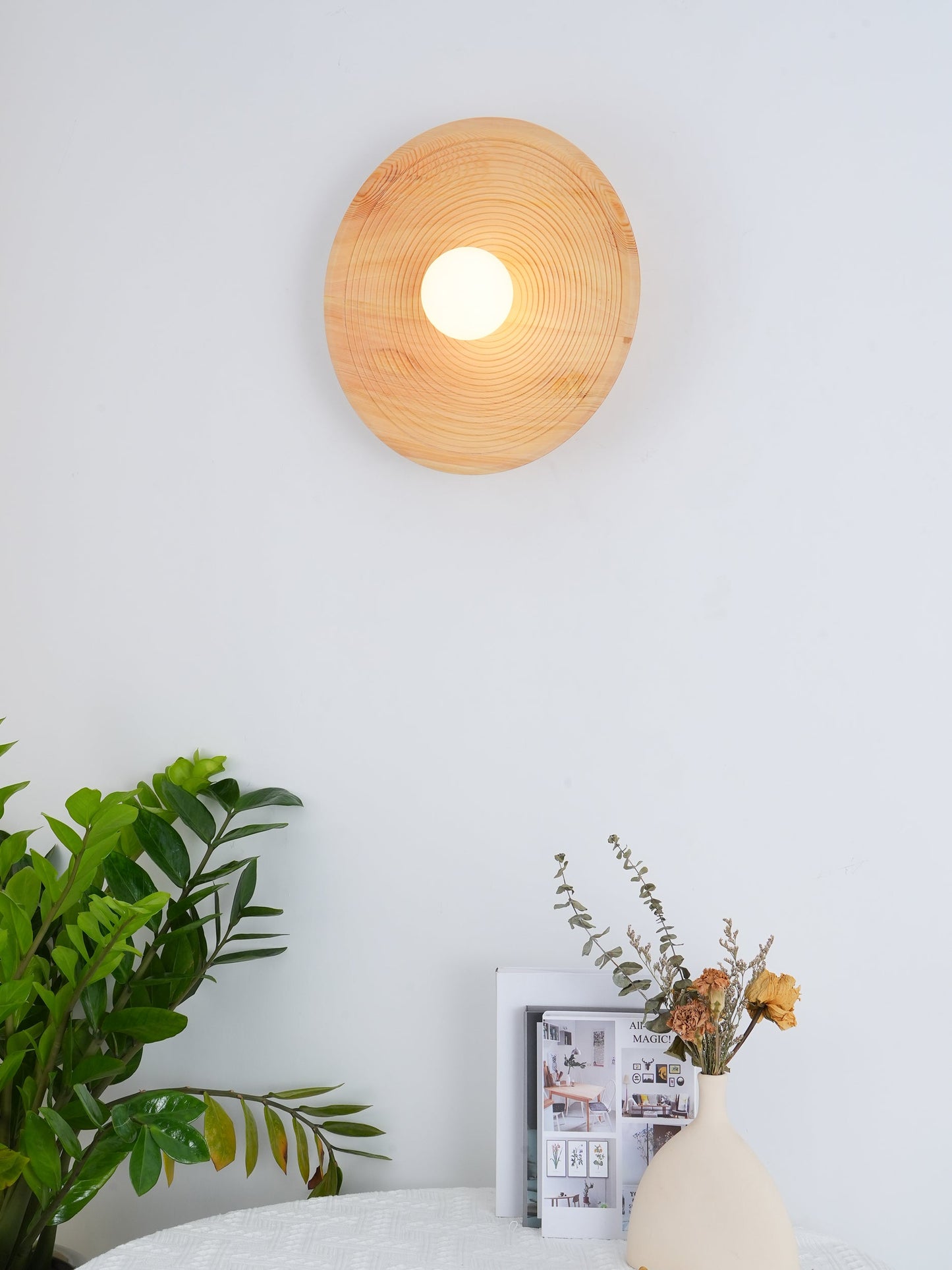 Annual Ring Wall Lamp