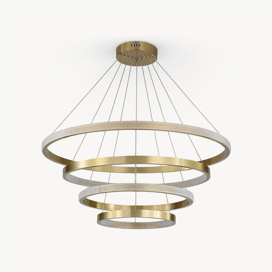 Ring Art Stairwell Chandelier