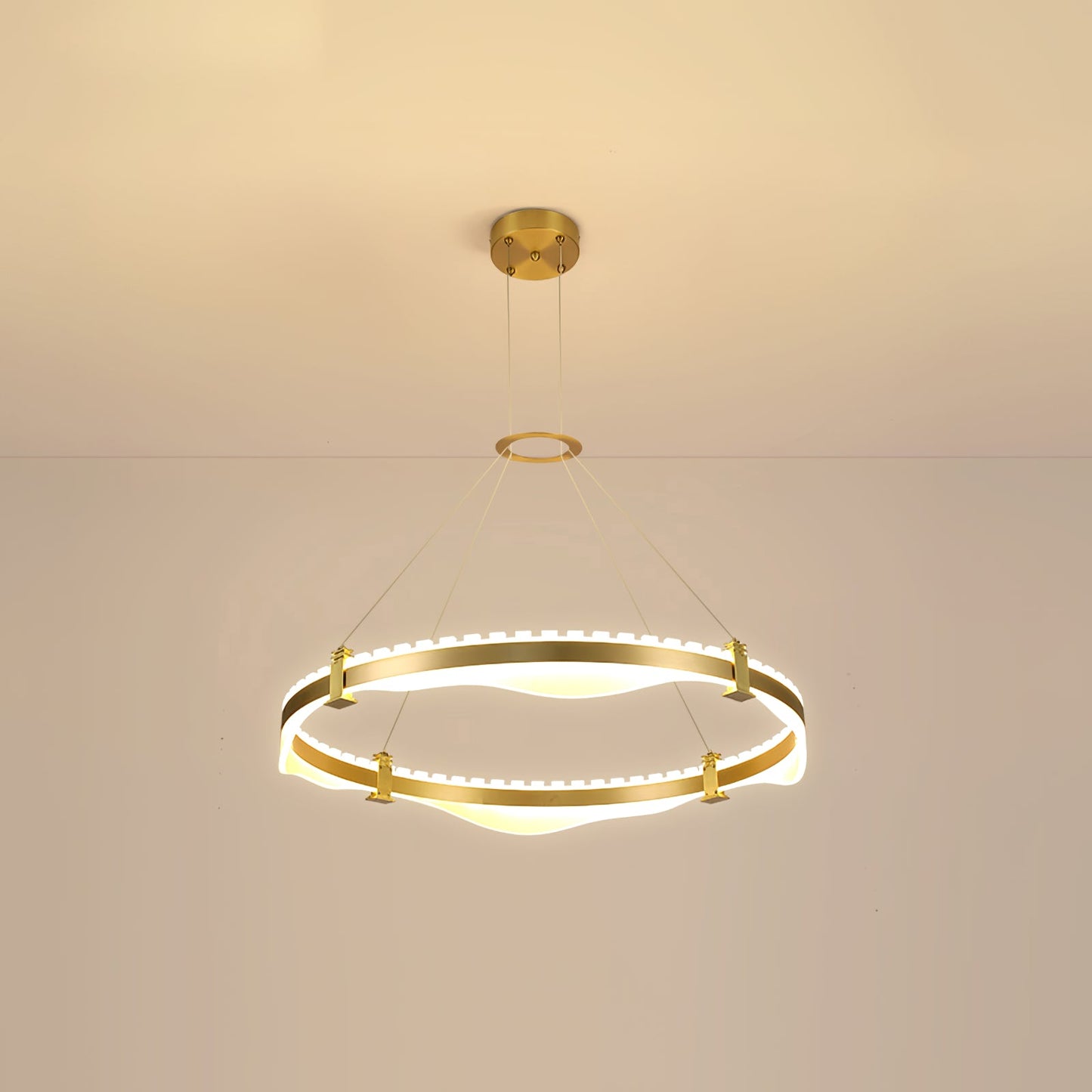Ring Metallic Chandelier