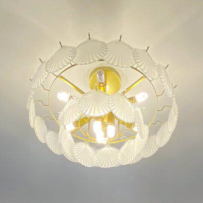 Shell Glass chandelier